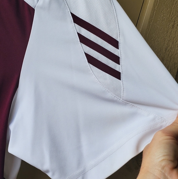 Mens Adidas Texas A&M white Polo - Picture 11 of 11